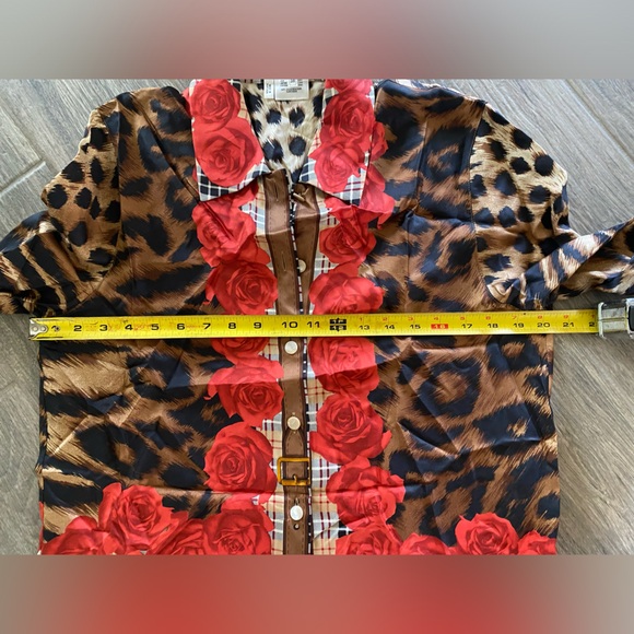 vintage laurel by escada silk blouse size 38 European US Small - Picture 11 of 12